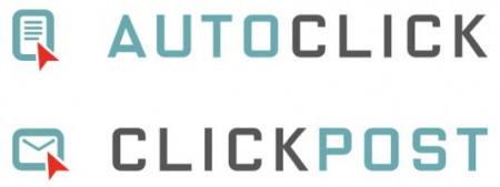 Logos of AutoClick and ClickPost